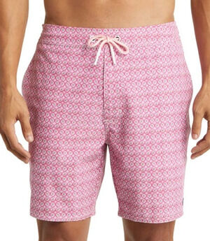 JOHNNIE-O SUN KISSED KITTS MEDALLION SURF SHORTS BOARDSHORTS SWIM TRUNKS SZ S
